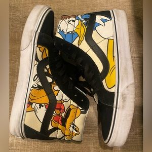 Vans x Disney Mickey & friends Mens 7 women’s 8.5 rare